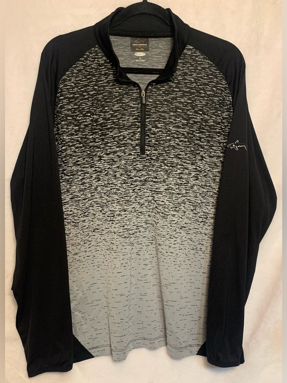 Greg Norman for Tasso Elba Ombre Quarter-Zip Performance Top